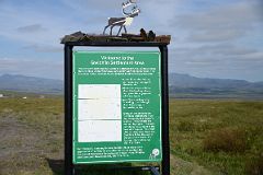 19B Welcome To The Gwichin Settlement Area Sign At The Northwest Territories Border With Yukon Dempster Highway On Day Tour From Inuvik To Arctic Circle.jpg
